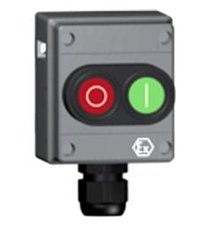 Ex Command device Ex BF 80 1 DDT IP66 (1NC/1NO) II 2G Ex edqm //